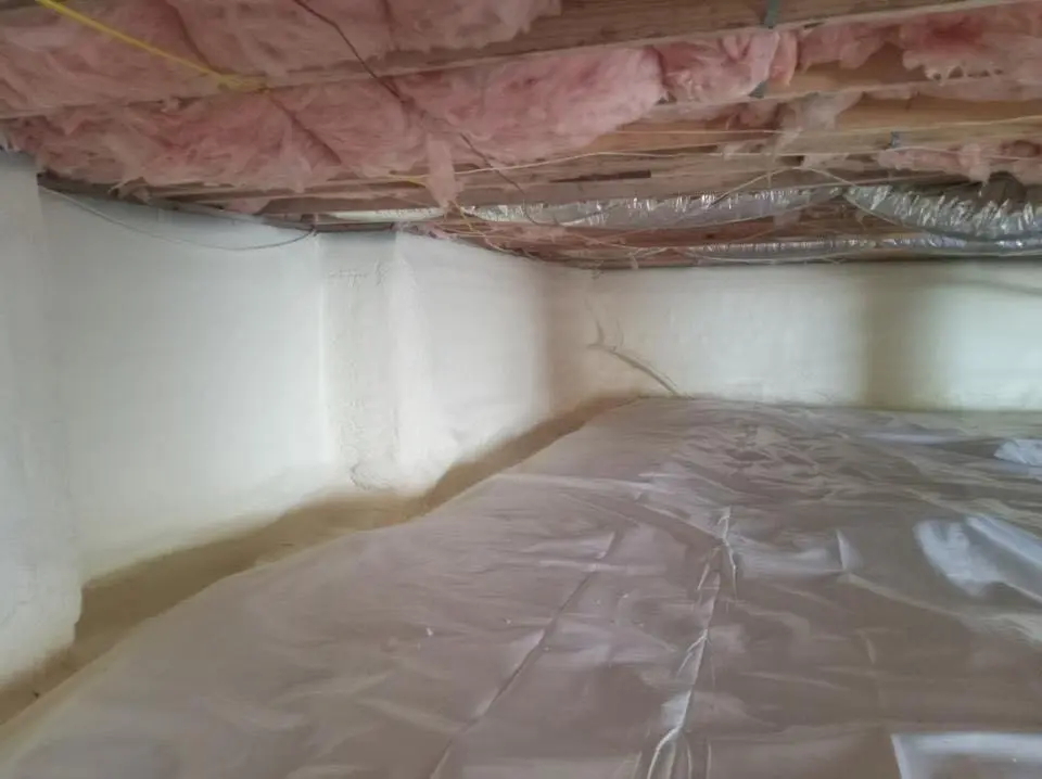Crawl space encapsulation with closed-cell spray foam for Roof Maintenance in South Salt Lake